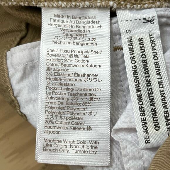 J.Crew High Rise Girlfriend Chino Pant in Camel Tan, Size 4 - Picture 12 of 12